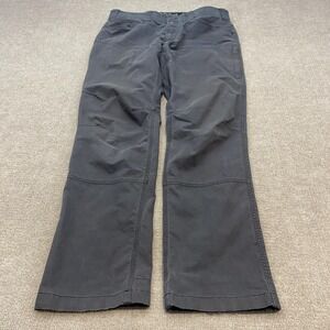 Alaskan Hardgear Pants Mens 36x34 Gray Cargo Slim Double Knee Stretch Gorpcore